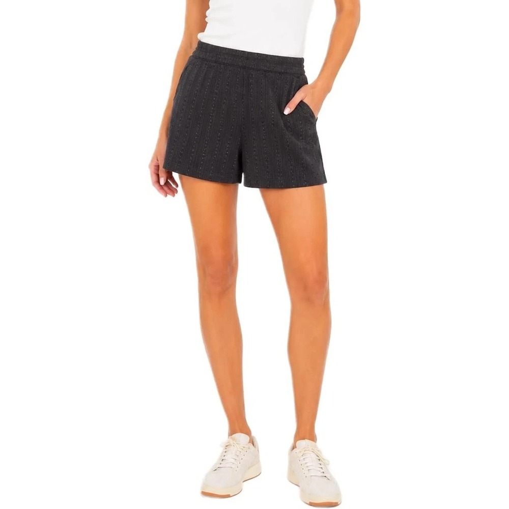 Three Dots Women's Pull On Short, Black, Size: Large, New